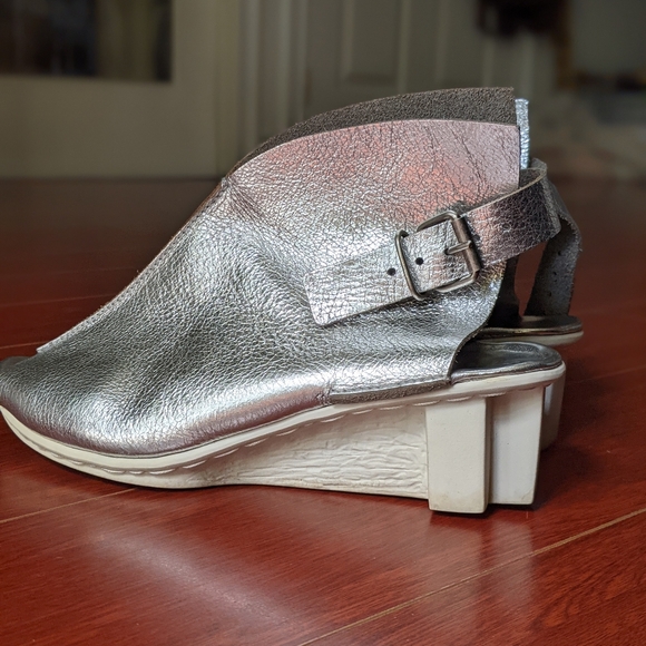 Trippen 38 silver mandarin nickel white soles cross - Picture 9 of 11